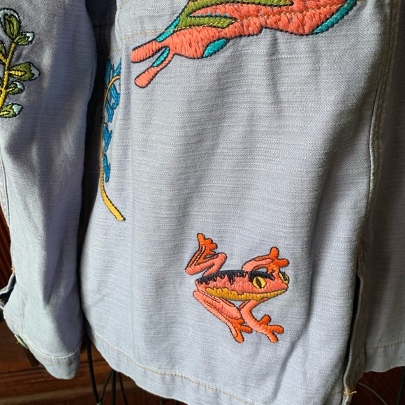 Anthropologie Embroidered Jacket - Picture 7 of 8